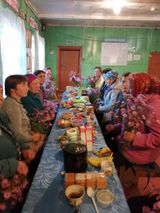 Яраморская библиотека. Встеча - Беседа ко дню пожилых людей. "Есть возраст золотой".